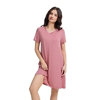 Rose Bamboo Short Sleeve Nightdress