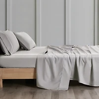 Silver Pima Cotton Flat Sheet