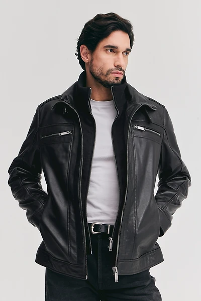 HAYDEN Genuine Leather Bomber