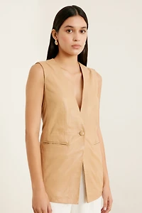 SHARRIE Leather Vest