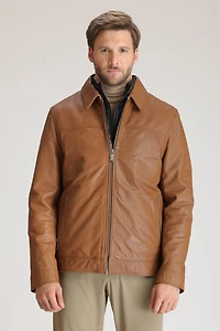 LYNDEN Men Leather Jacket