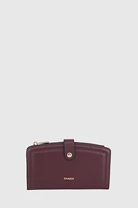 CELINA Real Leather Bi Fold Wallet