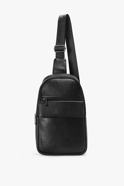 HAROLD SLING BAG WITH LARGE FRONT FLAP POCKET