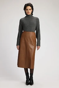 CICELY Leather Skirt