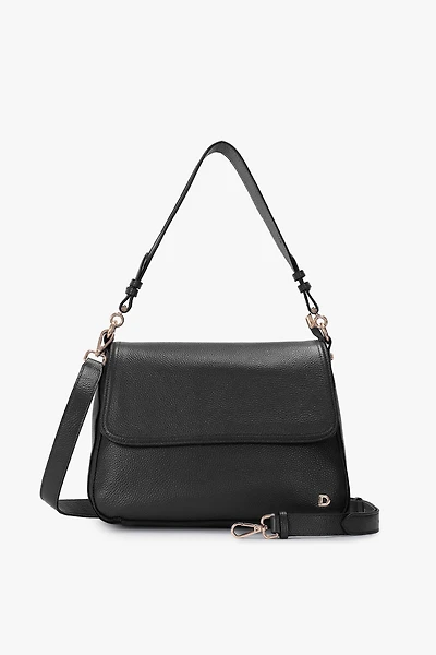 GRETCHEN SMALL SATCHEL WITH DOUBLE ENTRY