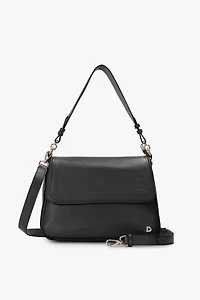 GRETCHEN SMALL SATCHEL WITH DOUBLE ENTRY