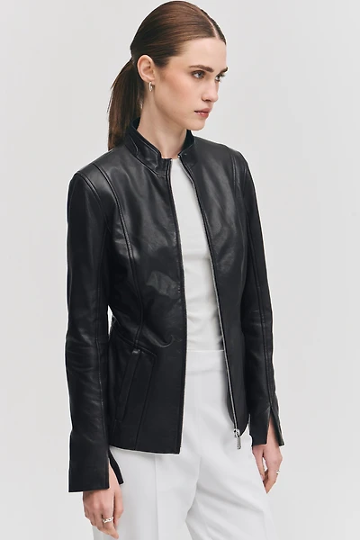 ANALISE Genuine Leather Jacket