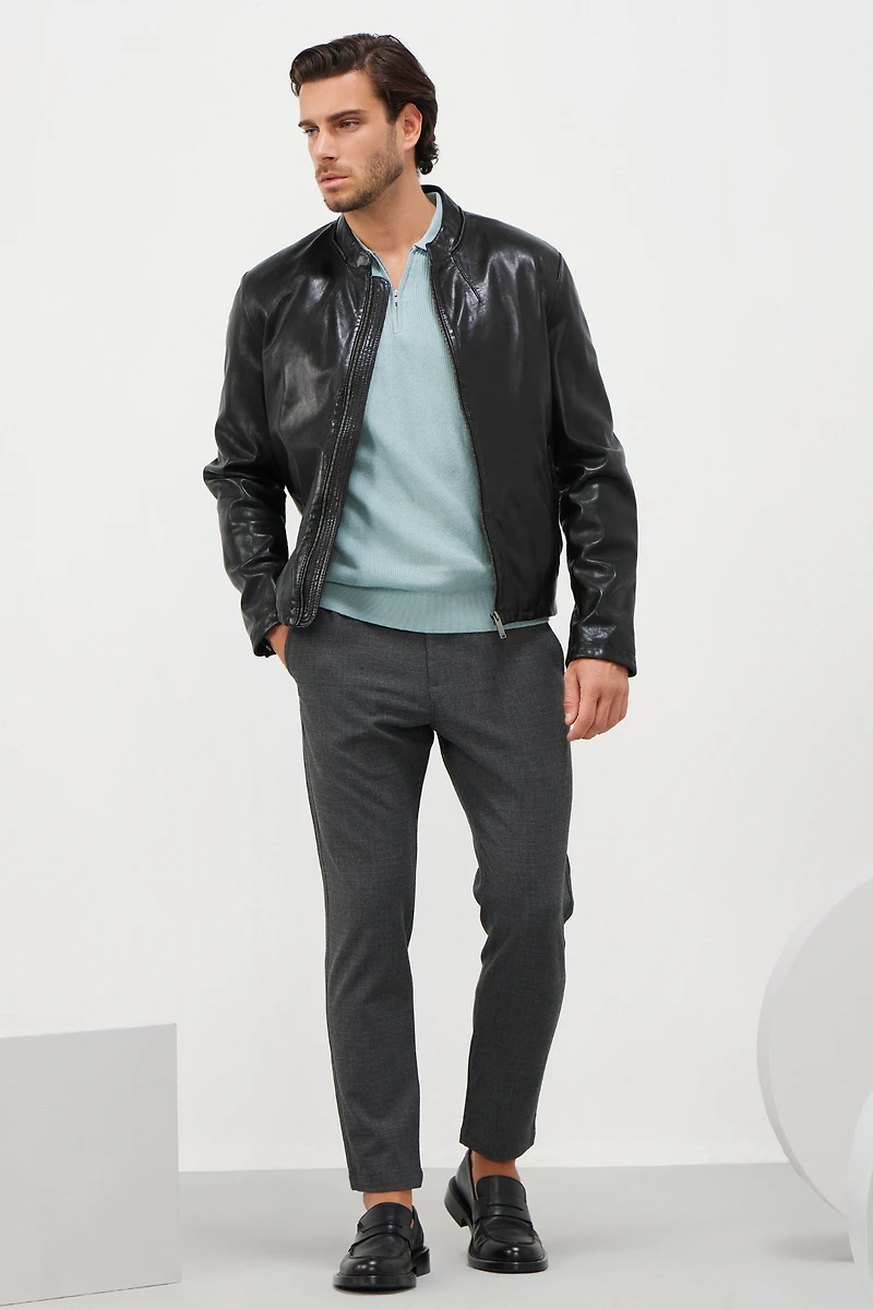 NIKO Men Leather Jacket