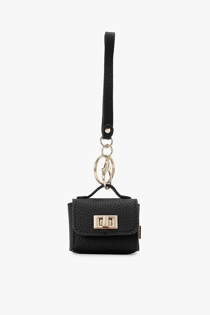 CATE MINIATURE AIRPOD CASE WITH FRONT FLAP