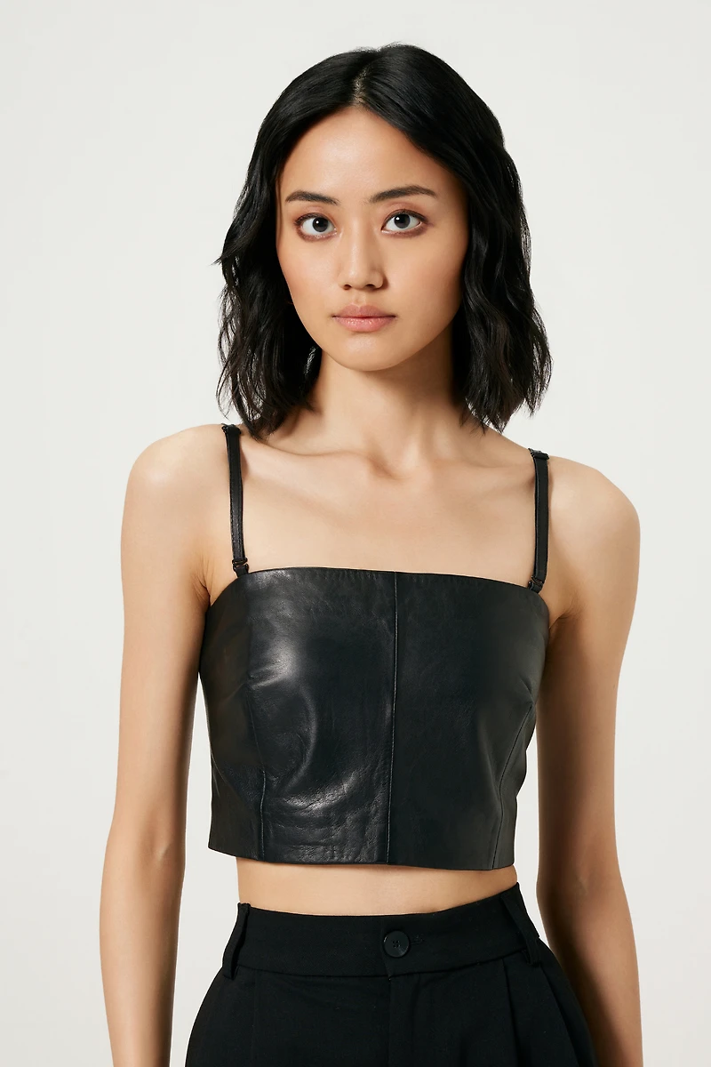 BRIDGET Leather Tops