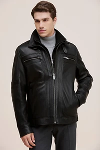 HAYDEN Genuine Leather Bomber