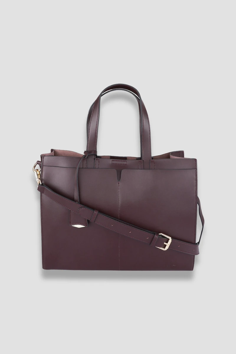 CERSEI Leather Shoulder Bag