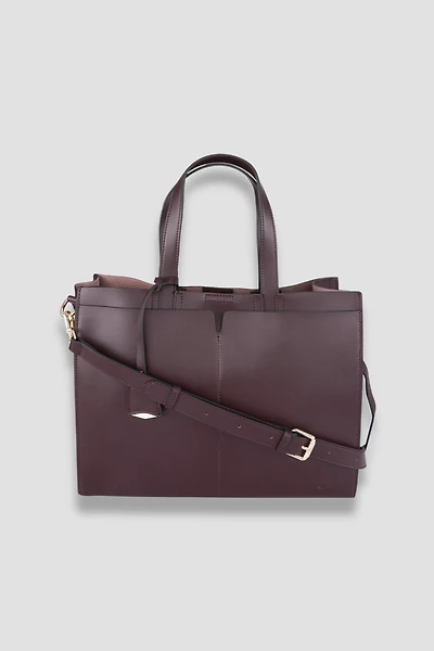 CERSEI Leather Shoulder Bag