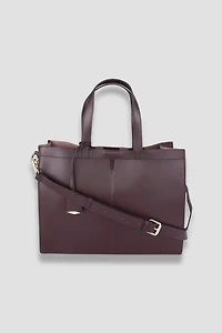 CERSEI Leather Shoulder Bag