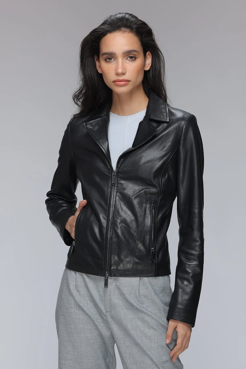 HANYA Genuine Leather Jacket