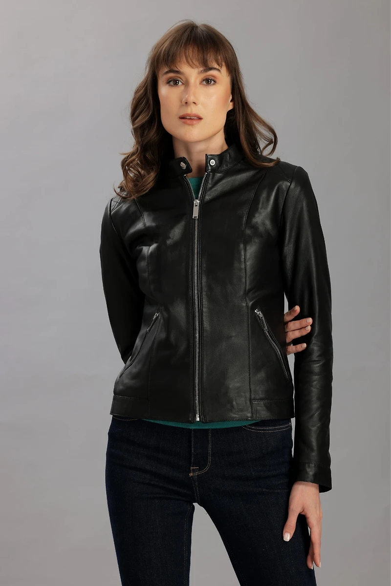 MELINA Genuine Leather Jacket