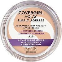 Simply Ageless Instant Wrinkle Defying Foundation With Hyaluronic Complex, Vitamin C, and Niacinamide - Spf 28, 100% Cruelty-Free