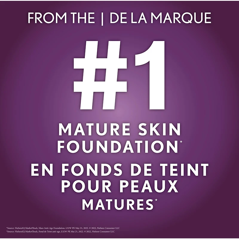 Simply Ageless 3-in-1 Liquid Foundation Infused with Hyaluronic Complex, Vitamin C and Niacinamide -  Hydrating Formula, 100% Cruelty-Free