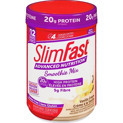 Advanced Smoothie Powder Meal Replacement Shake Mix with 20g of Protein, 5g of Fibre Plus 23 Vitamins and Minerals