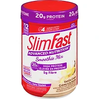 Advanced Smoothie Powder Meal Replacement Shake Mix with 20g of Protein, 5g of Fibre Plus 23 Vitamins and Minerals