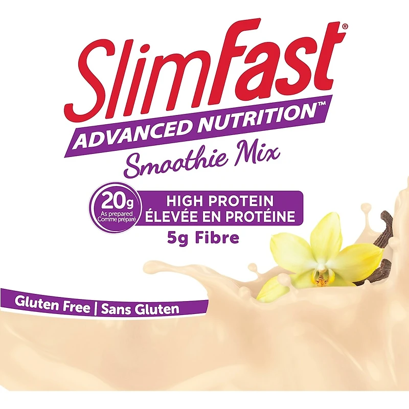 Advanced Smoothie Powder Meal Replacement Shake Mix with 20g of Protein, 5g of Fibre Plus 23 Vitamins and Minerals