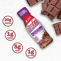 Shakes de remplacement de repas prêts à boire avancés avec 20 g de protéines, 1 g de sucre, 5 g de fibres plus 23 vitamines et minéraux