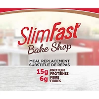 Barres de remplacement de repas Bake Shop avec 15 g de protéines et 6 g de fibres