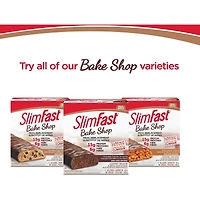 Barres de remplacement de repas Bake Shop avec 15 g de protéines et 6 g de fibres