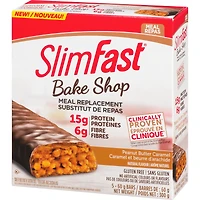 Bake Shop Meal Replacement Bars with 15g Protein and 6g Fibre