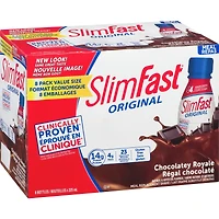 Original Ready to Drink Meal Replacement Shakes with 14g of Protein, 4g of Fibre Plus 23 Vitamins and Minerals