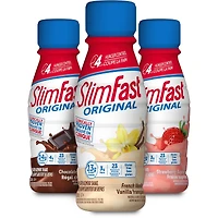 Original Ready to Drink Meal Replacement Shakes with 14g of Protein, 4g of Fibre Plus 23 Vitamins and Minerals
