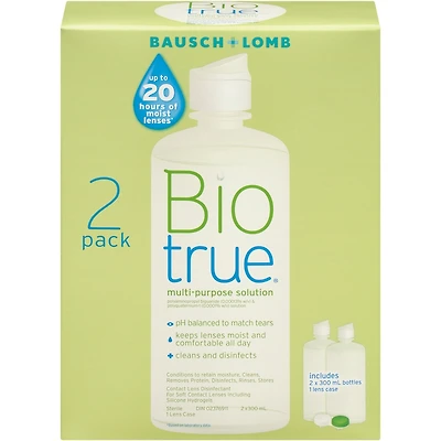 Biotrue Multi-Purpose Solution Twin Pack