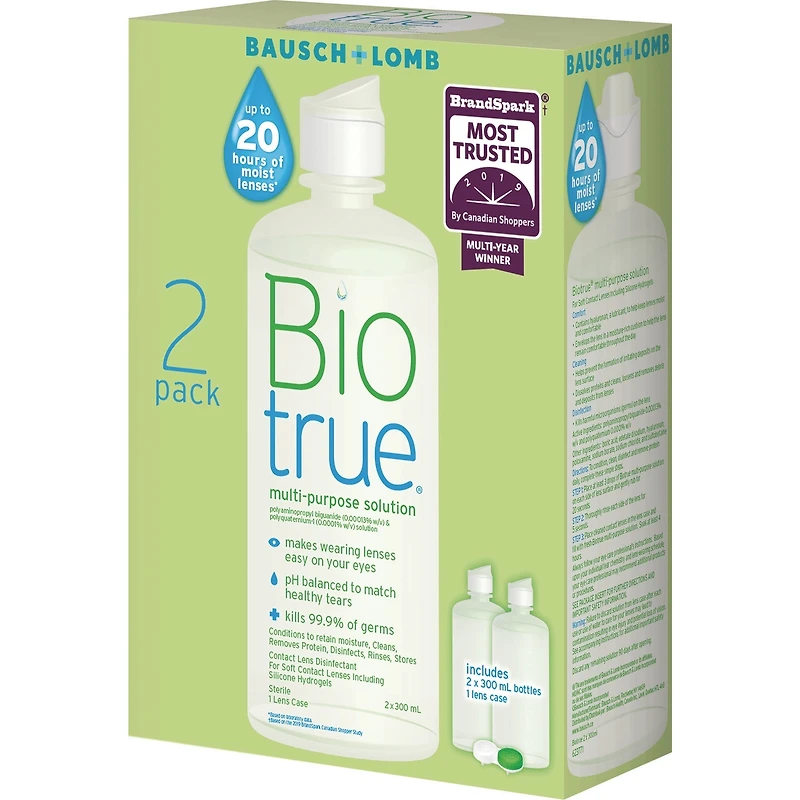 Biotrue Multi-Purpose Solution Twin Pack