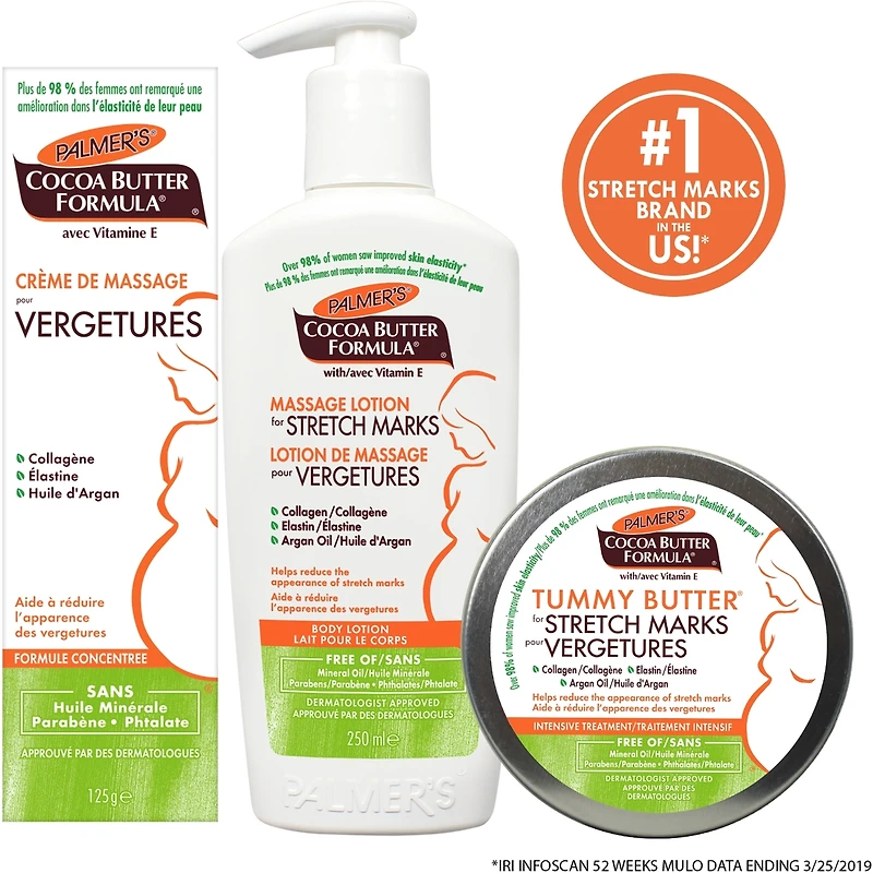 Cocoa Butter Formula® Massage Lotion for Stretch Marks and Pregnancy Skin Care