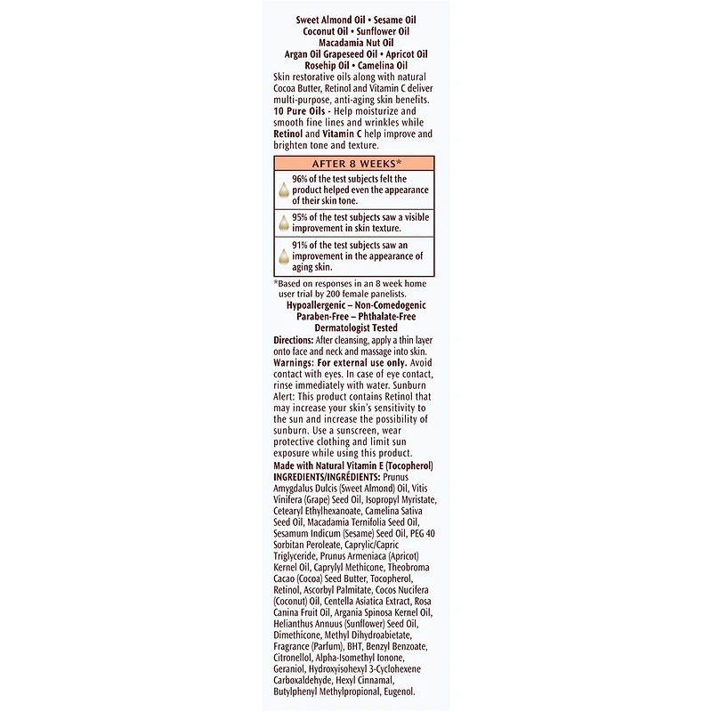 Cocoa Butter Formula® Huile de Soin Reparatrice Visage