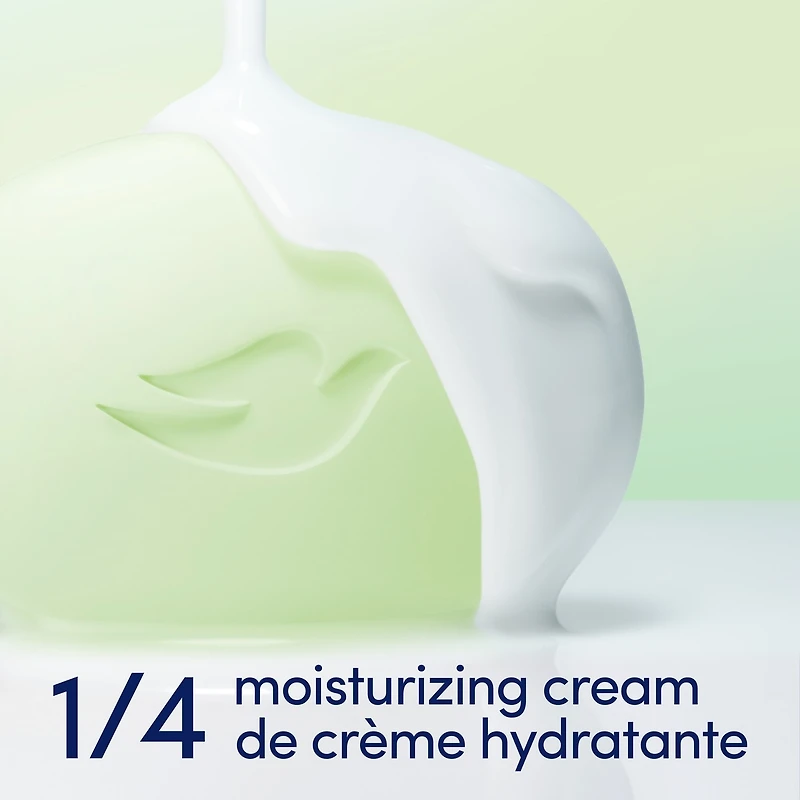 Skin Care Beauty Bar For Softer Skin Cucumber and Green Tea More Moisturizing Than Bar Soap 6 count