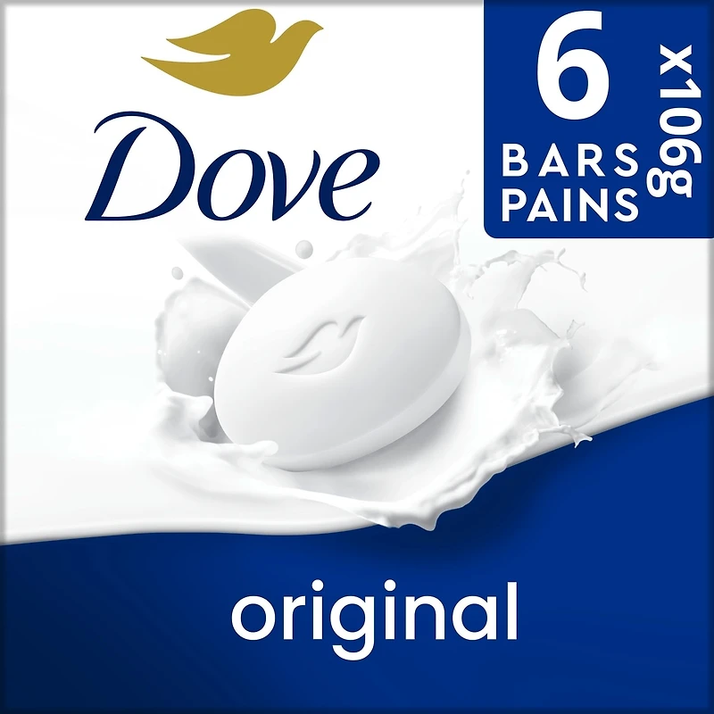 DOVE BAR 6X106G WHITE