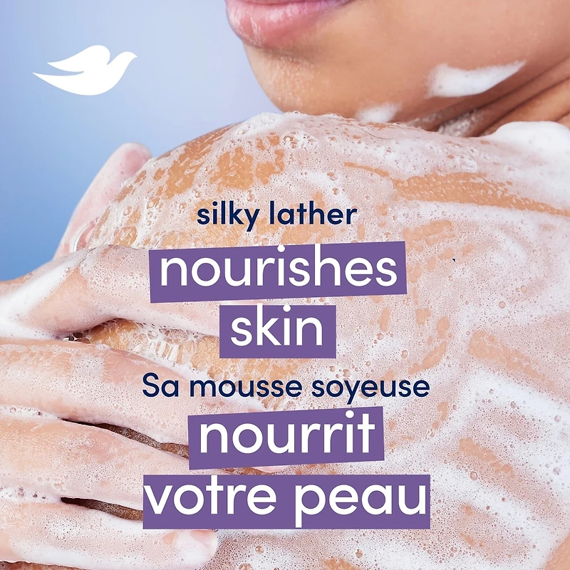 Dove Beauty Bar Gentle Skin Cleanser Moisturizing for Gentle Soft Skin Care Relaxing Lavender More Moisturizing Than Bar Soap 106 g 6 count