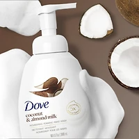 Coconut & Almond Milk Foaming Hand Wash protects skin from dryness, nourishes skin 10 layers deep