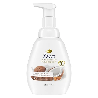 Nettoyant Moussant pour les Mains protège la peau contre la sécheresse Dove Advanced Care Aloès et Eucalyptus nourrit la peau 10 couches en profondeur