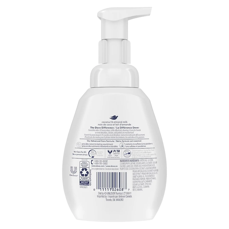 Aloe & Eucalyptus Foaming Hand Wash protects skin from dryness, nourishes skin 10 layers deep