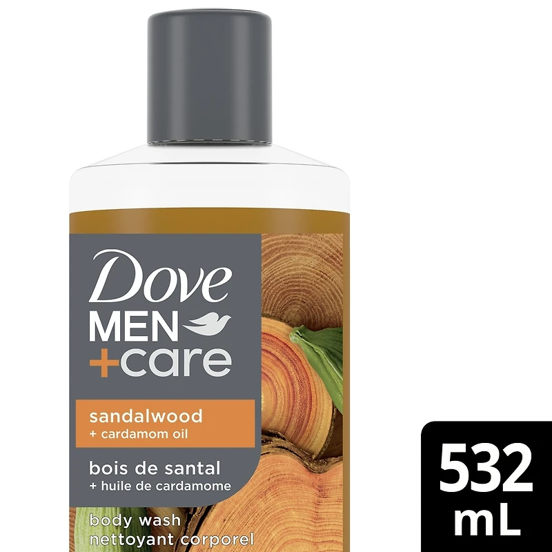 Dove Men+Care Restoring Sandalwood + Cardamom Oil Body Wash