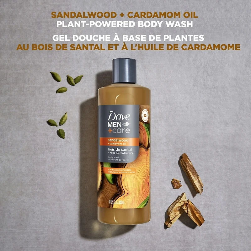 Dove Men+Care Restoring Sandalwood + Cardamom Oil Body Wash
