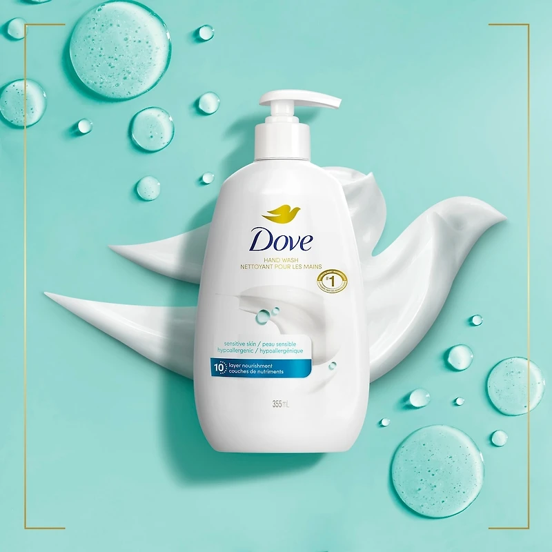 Advanced Care Sensitive Skin Hand Wash for soft, smooth skin nourishes skin 10 layers deep