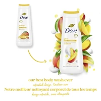 Glowing Body Wash for renewed, healthy-looking skin Mango & Almond Butters gentle body cleanser nourishes the skin