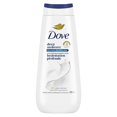 Deep Moisture Body Wash for nourishing the driest skin gentle body cleanser that deeply moisturizes the skin