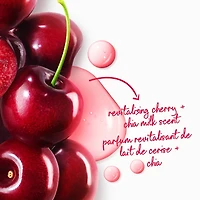 Body Wash for Renewed, Healthy-Looking Skin Revitalizing Cherry & Chia Milk Gentle Body Cleanser with 24hr Renewing MicroMoisture