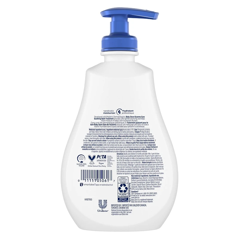 Baby Soothing Bath Treatment Skin Care with Colloidal Oatmeal Eczema Care Suitable for eczema prone skin