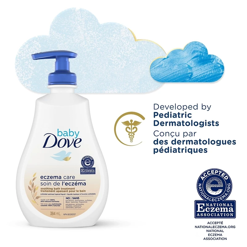 Baby Soothing Bath Treatment Skin Care with Colloidal Oatmeal Eczema Care Suitable for eczema prone skin