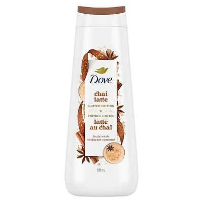 Nettoyant corporel pour une nutrition profonde, Dove Édition Limitée Fêtes Latte Chaï Épicé, 591mL